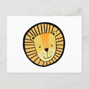 Niedlich Kids Jungle Lion Postkarte