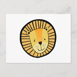 Niedlich Kids Jungle Lion Postkarte