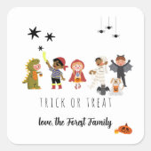 Niedlich Kids Kostüm Halloween-Party Aufkleber (Vorderseite)