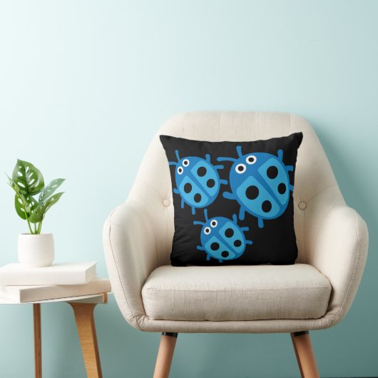 Niedlich Kids Ladybird Family Kissen (Stuhl )