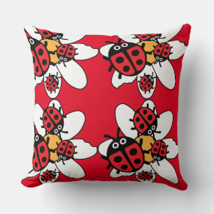 Niedlich Kids Ladybird Family Kissen