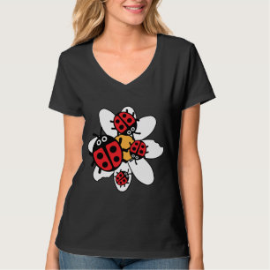 Niedlich Kids Ladybird Family T - Shirt