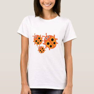 Niedlich Kids Ladybird Family T - Shirt