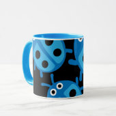 Niedlich Kids Ladybird Family Tasse (Vorderseite Links)