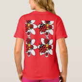 Niedlich Kids Ladybug T-Shirt (Rückseite)