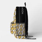 Niedlich Kids Lion Dschungelmuster Bedruckter Rucksack (Rechts)