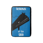 Niedlich Kids Moby Dick Sea Monster Badematte (Vorderseite Vertikal)