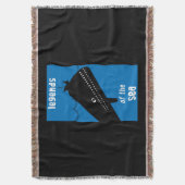 Niedlich Kids Moby Dick Sea Monster Decke (Vorderseite Vertikal)