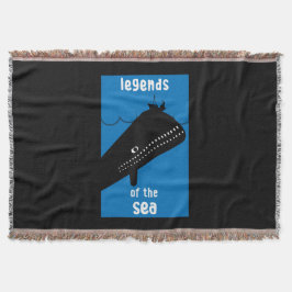 Niedlich Kids Moby Dick Sea Monster Decke