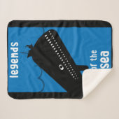 Niedlich Kids Moby Dick Sea Monster Sherpadecke (Vorderseite (Horizontal))