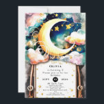 Niedlich Kids Moon Birthday Einladung<br><div class="desc">Treten Sie ein in eine Welt des Staunens mit unseren Niedlichen Einladungen zum Geburtstag von Kids Moon, die für Fantasie und Aufregung sorgen. Diese Einladungen mit bezaubernden Mondbildern und fröhlichen Farben verleihen dem Set den perfekten Rahmen für ein magisches Fest. Sie sind vollständig anpassbar und bedruckbar und bieten die Flexibilität,...</div>