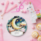 Niedlich Kids Moon Birthday Pappteller (Party)