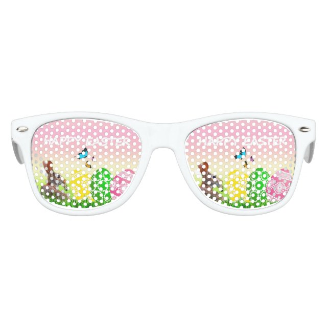 Niedlich Kids Oaster Print Party Shades Sonnenbrille (Vorderseite)