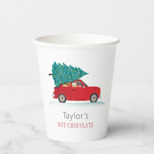 Niedlich Kids Partys Weihnachtsfeiertag Custom Pappbecher