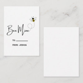 Niedlich Kids Personalisiert Valentine Mitteilungskarte