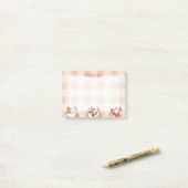 Niedlich Kids Personalizable Name Manga Cartoon Ca Post-it Klebezettel (Auf Schreibtisch)