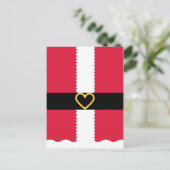 Niedlich Kids Santa Postkarte (Stehend Vorderseite)