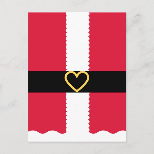 Niedlich Kids Santa Postkarte (Vorderseite)