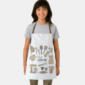 Niedlich Kids Schürze Liebe Kochküche Spaß (Insitu)
