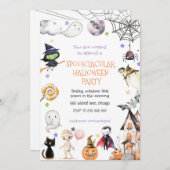 Niedlich Kids Spooktacular Halloween-Party Einladung (Vorne/Hinten)