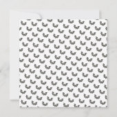 Niedlich Kids Spuk House Halloween-Party Einladung (Rückseite)