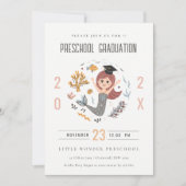 Niedlich Kids Underwater Mermaid Preschool Abschlu Einladung (Vorderseite)