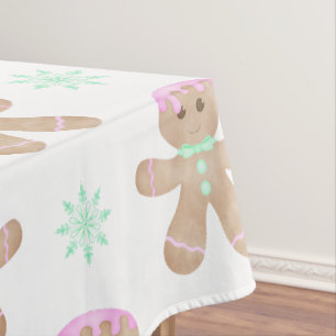 Niedlich Kids Weihnachten Lebkuchenmuster Tischdecke