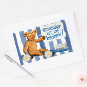 Niedlich Kids-Zahnarzt Rechteckiger Aufkleber (Umschlag)