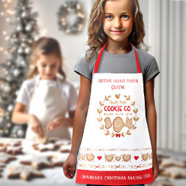 Niedlich Kids'Cookie Backen Rote Weihnachtsfeier S Schürze