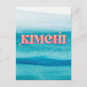 niedlich Kimchi Feiertagspostkarte