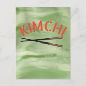 niedlich Kimchi Feiertagspostkarte (Vorderseite)