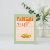 niedlich Kimchi Postkarte (Stehend Vorderseite)