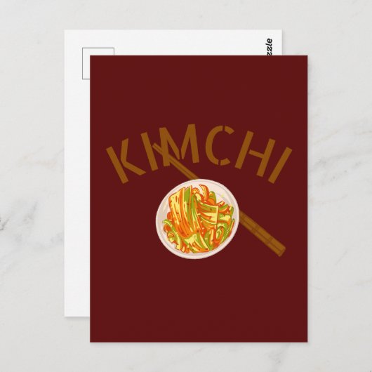niedlich Kimchi Postkarte (Vorne/Hinten)