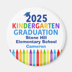 Niedlich Kindergarten Abschluss Custom School 2025 Magnet