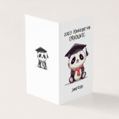 Niedlich Kindergarten Abschluss Panda (Vorderseite)