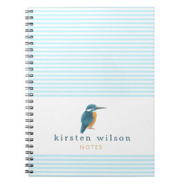 Niedlich Kingfisher - Personalisiertes Notebook Notizblock