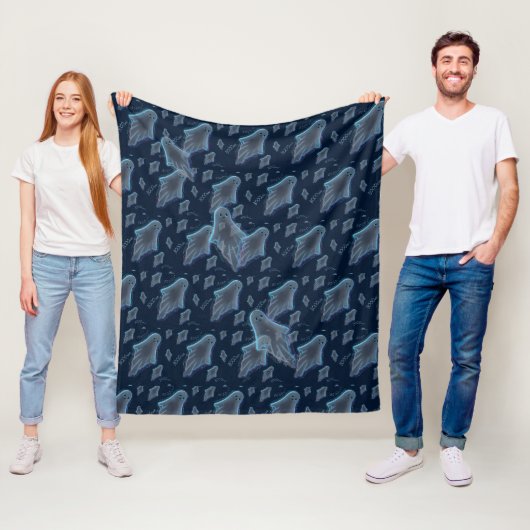 Niedlich KiniArt Ghost Fleecedecke (Beispiel)