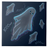 Niedlich KiniArt Ghost Fliese (Vorderseite)