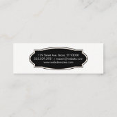 Niedlich Kiss Pattern Mini Visitenkarte (Rückseite)