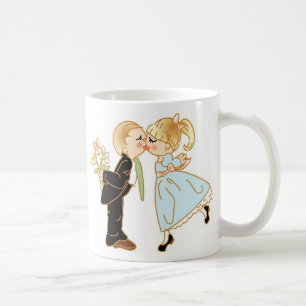 Niedlich Kissing Couple Kaffeetasse