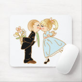 Niedlich Kissing Couple Mousepad (Mit Mouse)