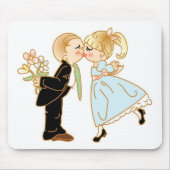 Niedlich Kissing Couple Mousepad (Vorne)