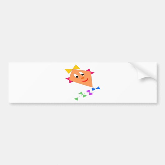 Niedlich Kite Autoaufkleber (Vorne)