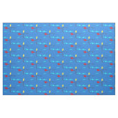 Niedlich Kite Blue Kids Pattern Stoff (Fat Quarter (45,7 x 55,9 cm))