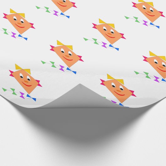 Niedlich Kite Geschenkpapier (Ecke)