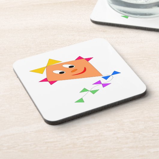 Niedlich Kite Getränkeuntersetzer (Linke Seite)