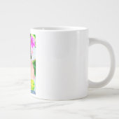 Niedlich Kitschy Bunny Rabbit Jumbo-Tasse (Rechts)
