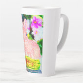 Niedlich Kitschy Bunny Rabbit Milchtasse (Rechte Ecke)