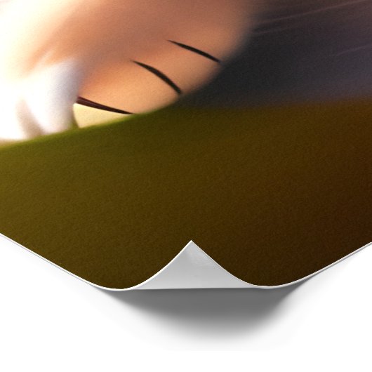 Niedlich Kitten AI Foto Style Poster (Ecke)