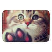 Niedlich Kitten Badematte (Vorderseite)